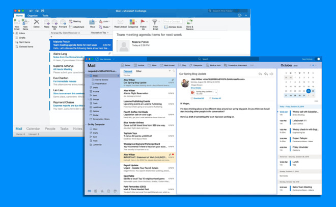 microsoft outlook email update for mac